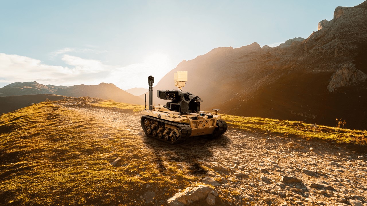 BARKAN 2 Turkish Tracked UGV (B)